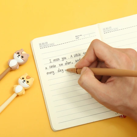 Korean version silicone cartoon gel pen, Squirrel Nut soft silicone gel pen, 48 pieces per box, gel pen wholesale Korean version silicone cartoon gel pen, Squirrel Nut soft silicone gel pen, 48 pieces per box, gel pen wholesale